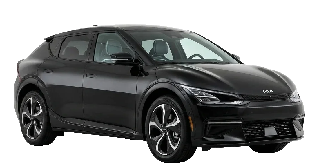 Kia EV6 noire, finition GT-Line Premium